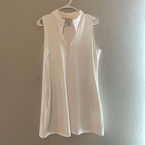 White Tommy Bahama golf dress with pockets and shorts